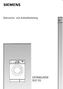 Bedienungsanleitung Siemens WXLS110FG Waschmaschine