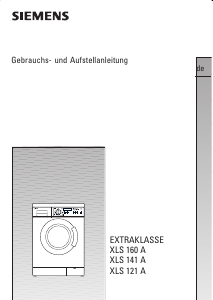 Bedienungsanleitung Siemens WXLS141A Waschmaschine