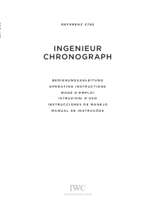 Manual de uso IWC 3785 Ingenieur Chronograph Racer Reloj de pulsera