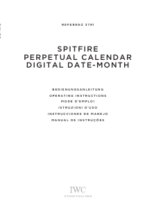 Bedienungsanleitung IWC 3791 Spitfire Perpetual Calendar Armbanduhr