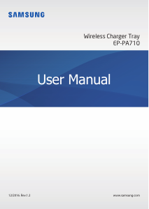 كتيب شاحن لاسلكي EP-PA710 سامسونج