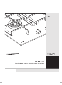 Handleiding Pelgrim GK732ONYA Kookplaat