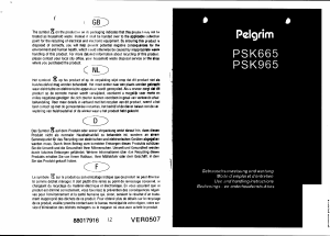 Manual Pelgrim PSK965 Cooker Hood