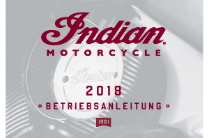 Bedienungsanleitung Indian Chief Vintage (2018) Motorrad