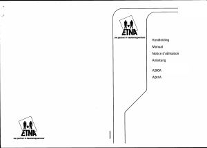 Manual ETNA A260 Hob