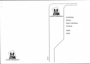 Mode d’emploi ETNA A260A Table de cuisson