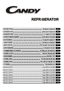 Használati útmutató Candy CKDS 5142W Hűtő és fagyasztó