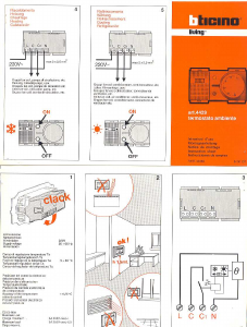 Manual BTicino 4429 Living Thermostat