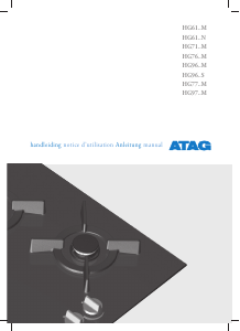 Handleiding ATAG HG6111NX Kookplaat