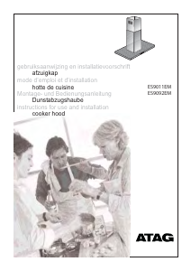 Handleiding ATAG ES9092EM Afzuigkap