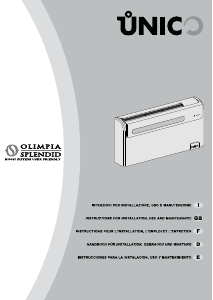Manual Olimpia Splendid Unico Air 8 HP Air Conditioner