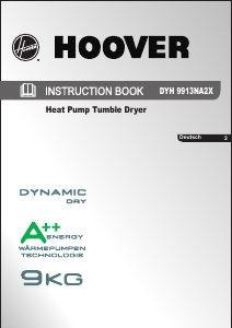 Bedienungsanleitung Hoover DYH 9913NA2X-84 Trockner