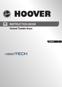 Manual Hoover VTV 591NC-80 Dryer