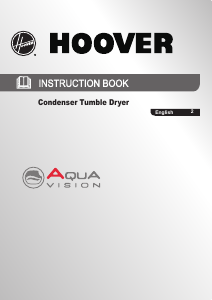 Manual Hoover DNC D813BC-80 Dryer