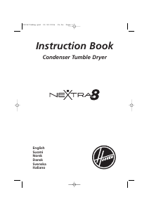 Manuale Hoover HNC 480-SY Asciugatrice