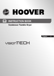 Handleiding Hoover VTC 581B-80 Wasdroger