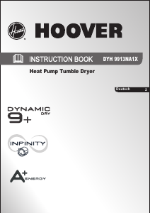 Bedienungsanleitung Hoover DYH 9913NA1X-84 Trockner