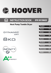 Bedienungsanleitung Hoover DYH 9813NA2X-S Trockner