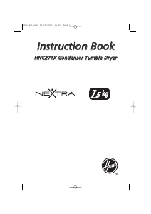 Mode d’emploi Hoover HNC 271X Sèche-linge