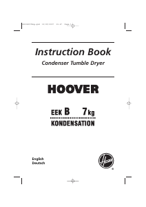 Manual Hoover HPC 370T-84 Dryer