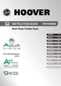 Manuale Hoover DYH 9913NA2X-S Asciugatrice