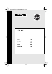 Mode d’emploi Hoover HDC 60ESY Sèche-linge