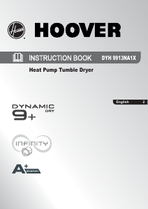 Handleiding Hoover DYH 9913NA1X-80 Wasdroger