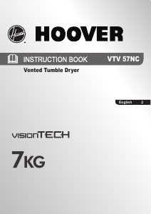 Manual Hoover VTV 57NC-80 Dryer