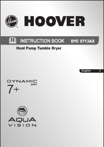 Manual Hoover DYC 9713AX-AUS Dryer