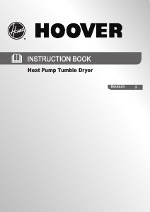 Bedienungsanleitung Hoover LLHG D813A2-84 Trockner