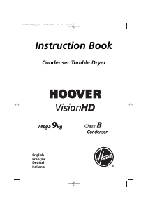 Manual Hoover VHC 791XT/1-47 Dryer
