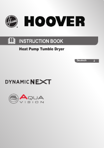 Bedienungsanleitung Hoover DNH D913A2-84 Trockner