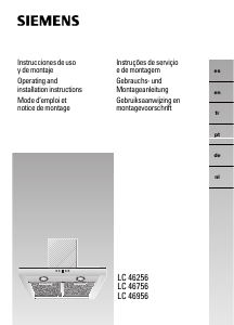 Handleiding Siemens LC46956 Afzuigkap