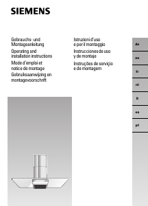 Manuale Siemens LF957GA40 Cappa da cucina