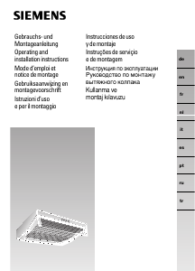 Bedienungsanleitung Siemens LU10022 Dunstabzugshaube