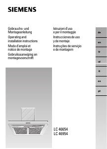 Manual Siemens LC46654 Exaustor