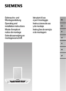 Bedienungsanleitung Siemens LC958TB60 Dunstabzugshaube