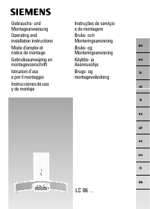 Bruksanvisning Siemens LC86972 Köksfläkt