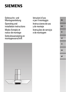 Bedienungsanleitung Siemens LC655GA30 Dunstabzugshaube