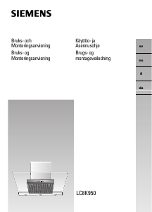 Bruksanvisning Siemens LC8K950 Kjøkkenvifte