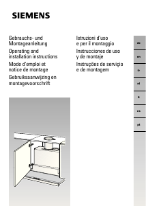 Manual de uso Siemens LI48930 Campana extractora