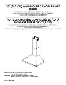 Manual Maytag UXW7230BSS Cooker Hood