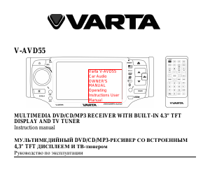 Handleiding Varta V-AVD55 Autoradio