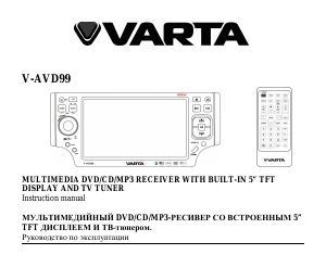 Handleiding Varta V-AVD99 Autoradio