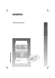 Bedienungsanleitung Siemens SE55E531EU Geschirrspüler