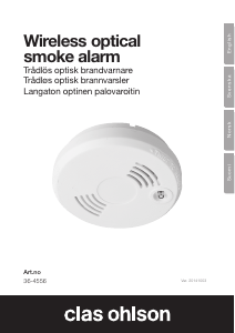 Manual Clas Ohlson 32-4556 Smoke Detector