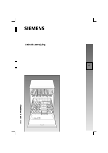 Handleiding Siemens SE54A233 Vaatwasser