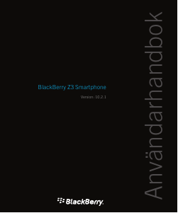 Bruksanvisning BlackBerry Z3 Mobiltelefon