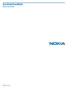 Bruksanvisning Nokia Lumia 1020 Mobiltelefon