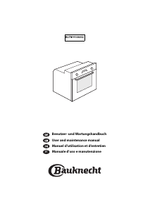 Mode d’emploi Bauknecht BLTM 9100/PT/02 Four